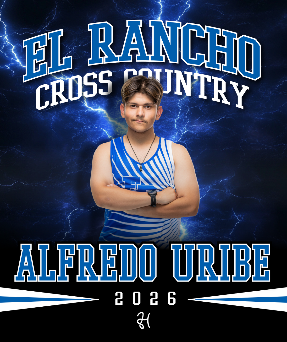 ER Cross Country Personalized Blanket