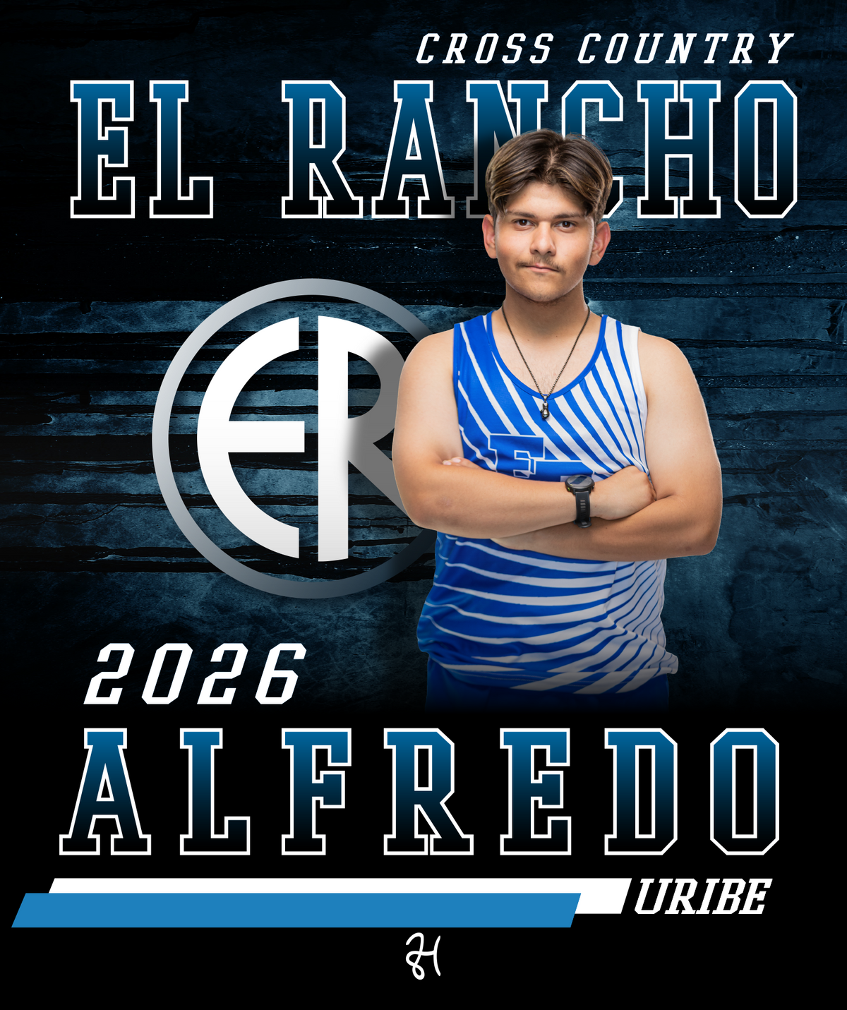 ER Cross Country Personalized Blanket