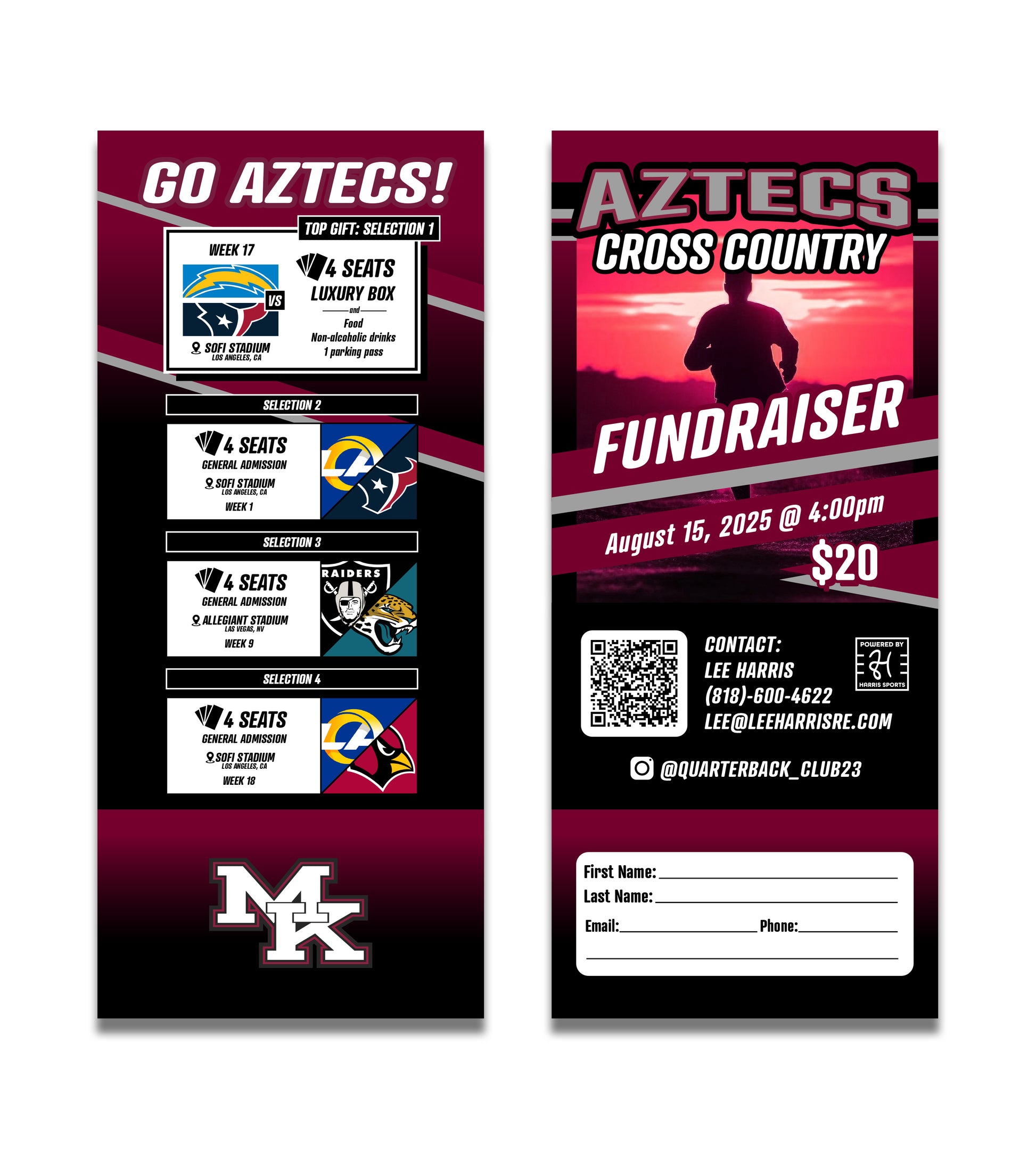 Aztecs Cross Country Donation