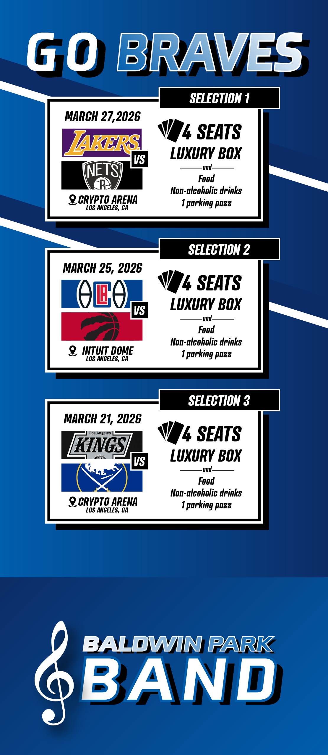 Baldwin Park Band Fundraiser