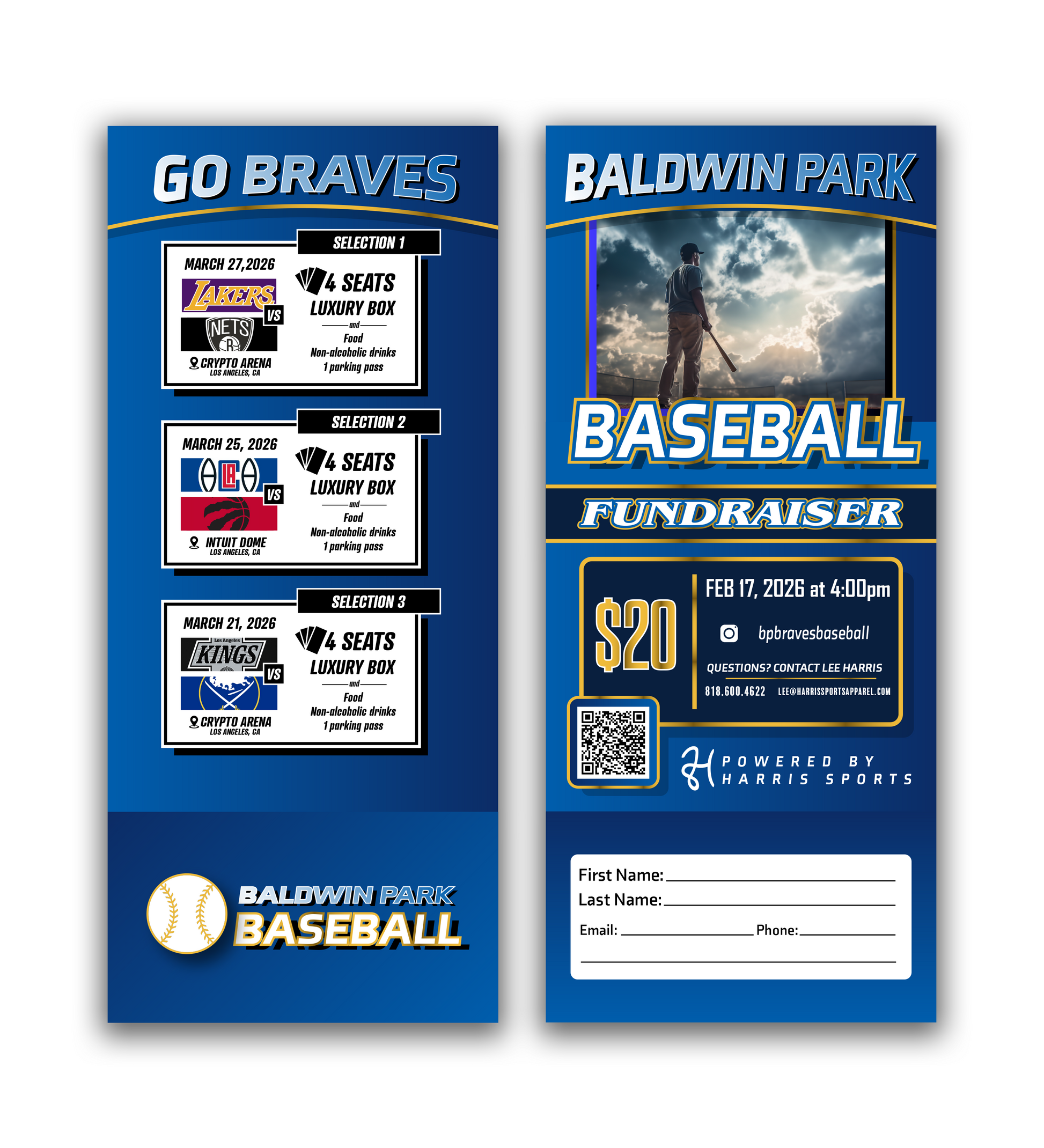 Baldwin Park Baseball Fundraiser 2026