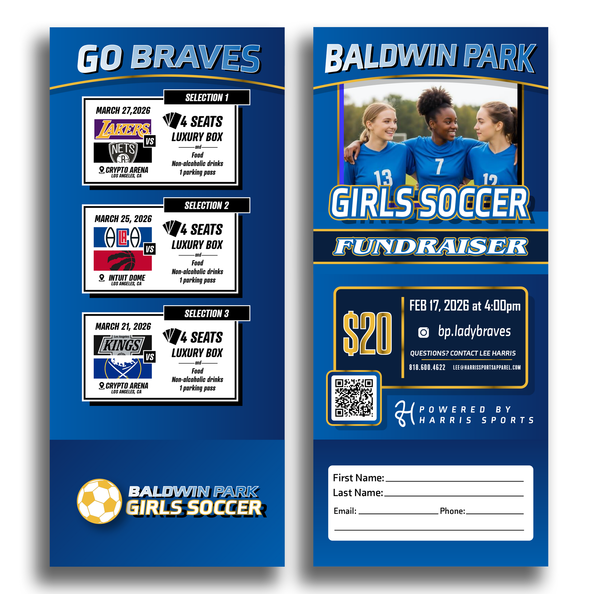 Baldwin Park Girls Soccer Fundraiser 2026