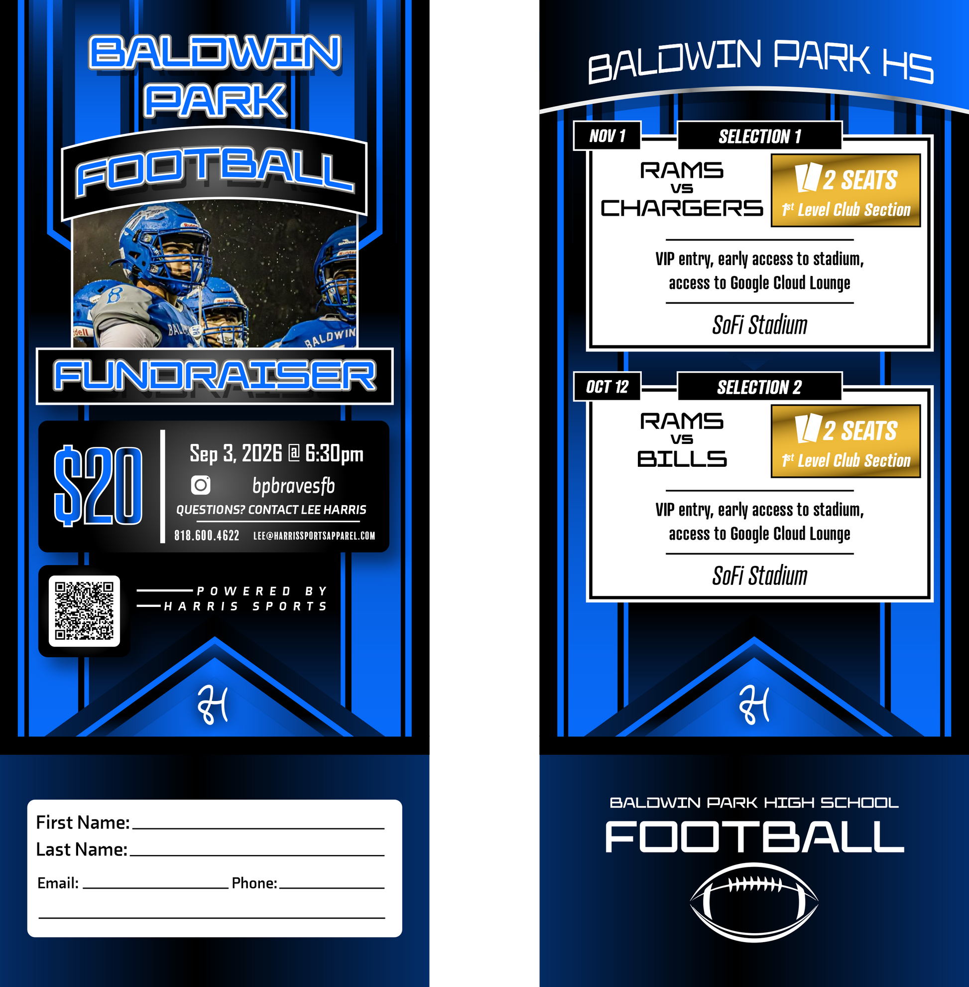 Baldwin Park Football Fundraiser 2026