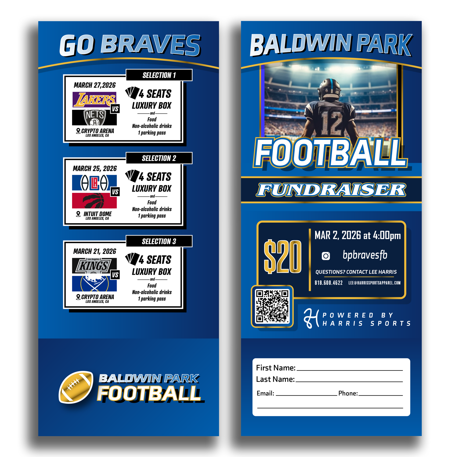 Baldwin Park Football Fundraiser 2026