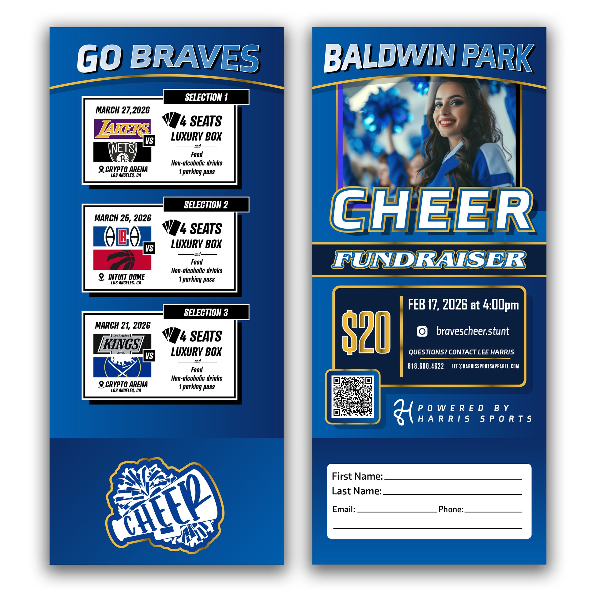 Baldwin Park Cheer Fundraiser 2026