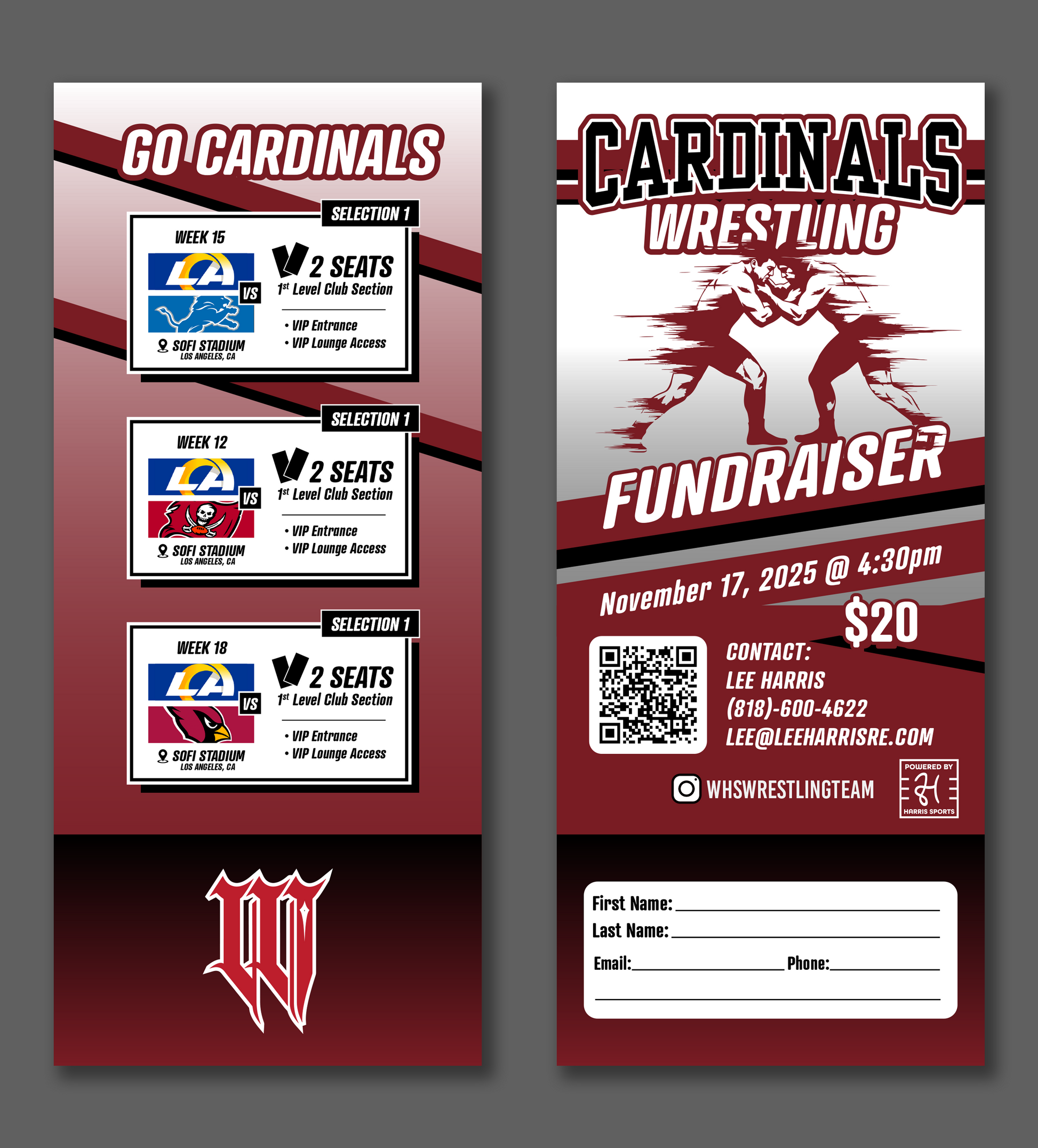 Cardinals Wrestling Donation