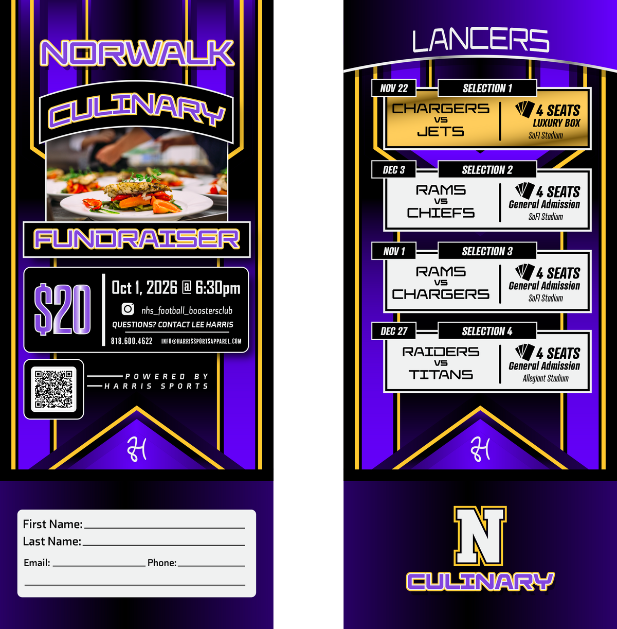 Lancers Culinary Donation