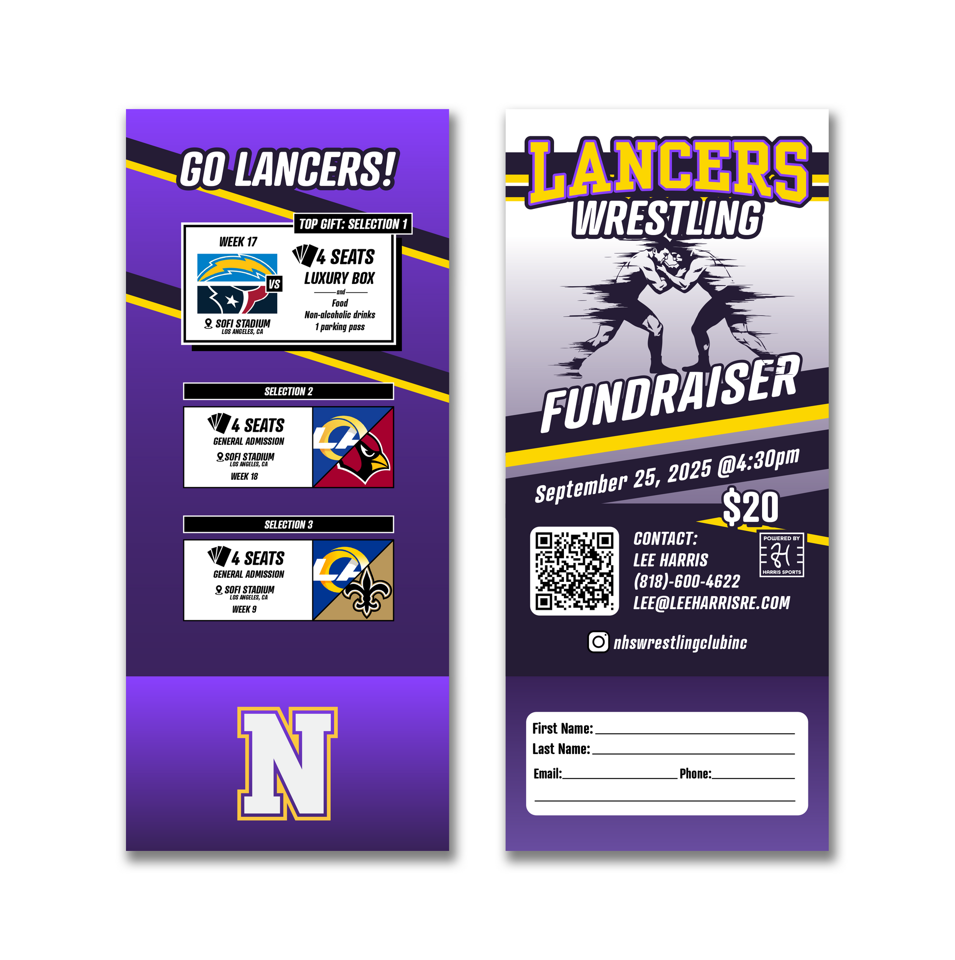 Lancers Wrestling Donation