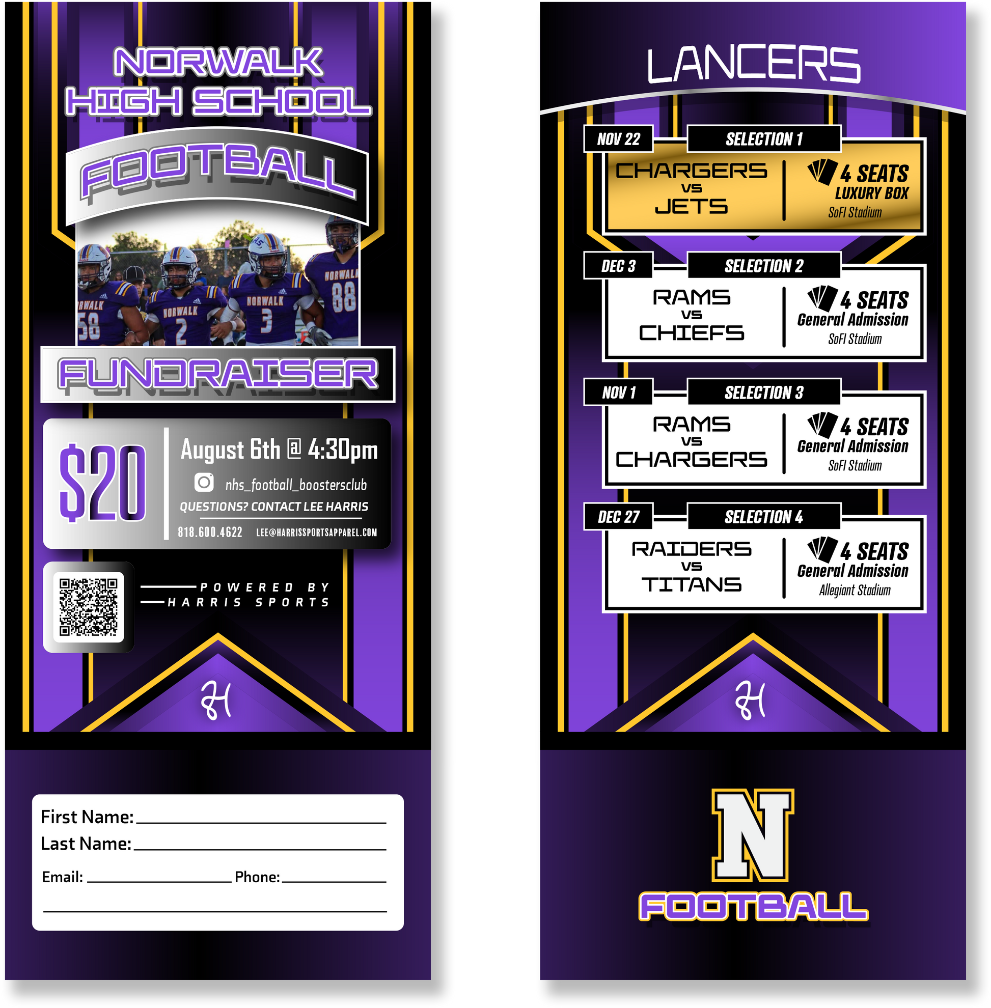 Lancers Football Donation