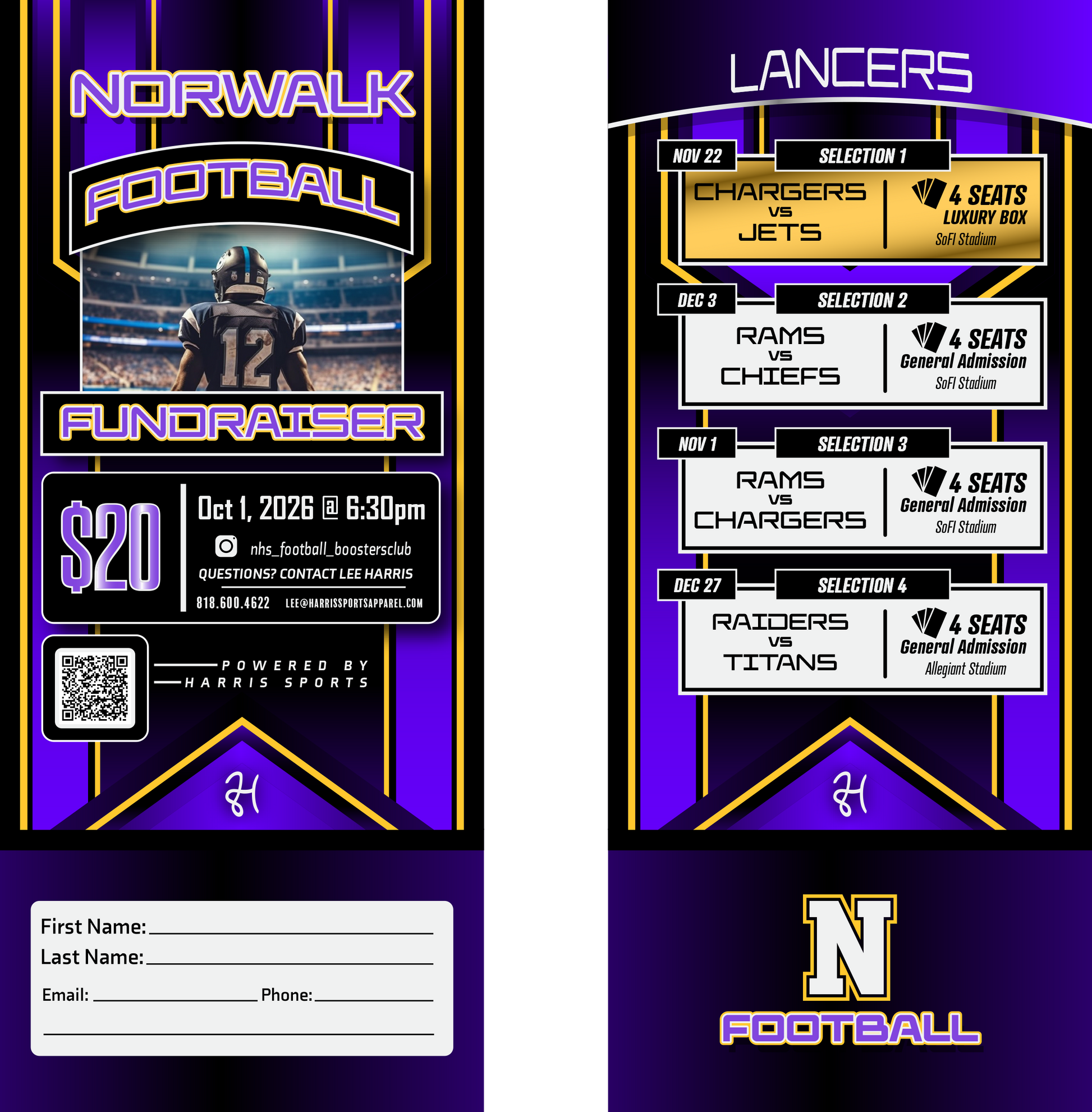 Lancers Football Donation