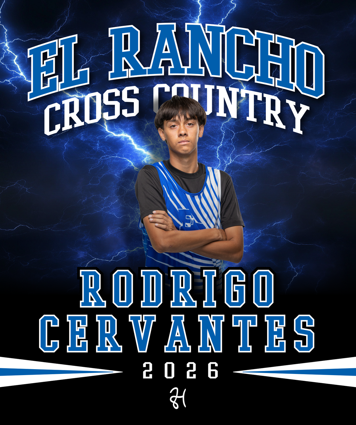 ER Cross Country Personalized Blanket