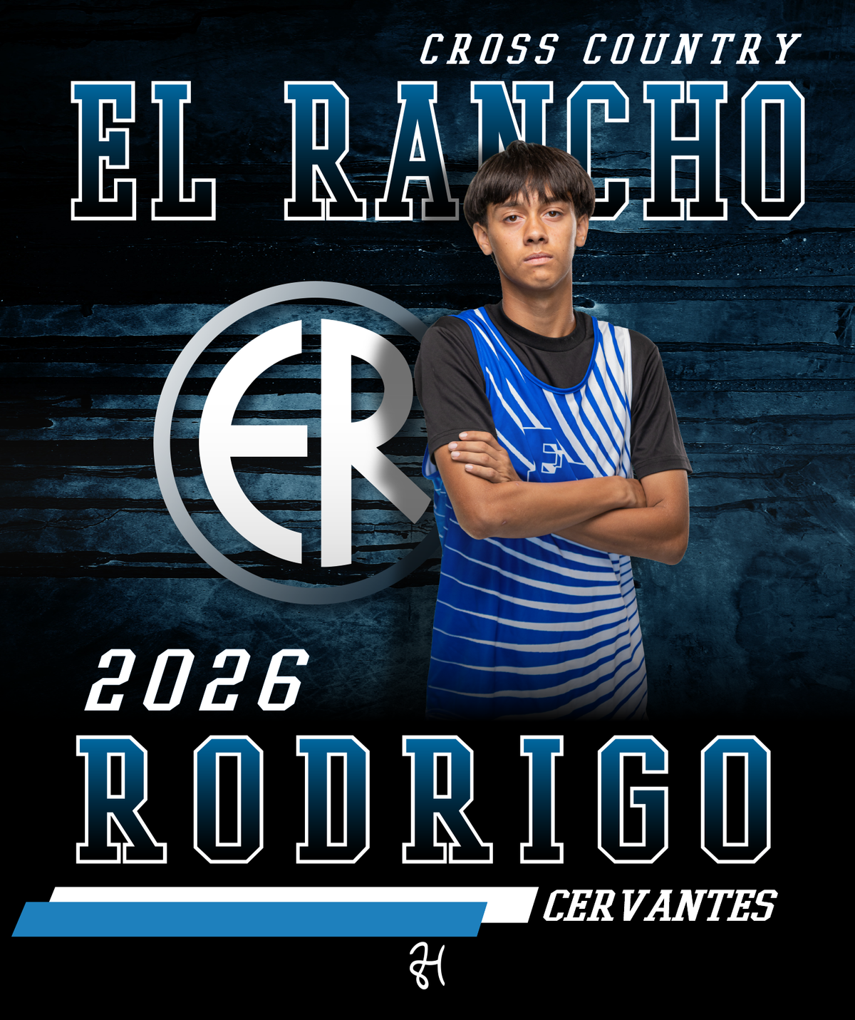 ER Cross Country Personalized Blanket