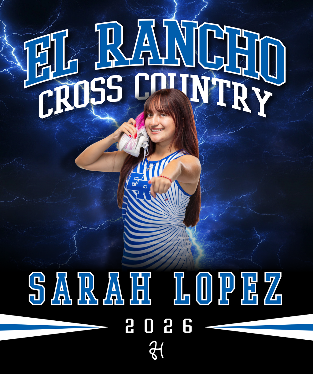ER Cross Country Personalized Blanket