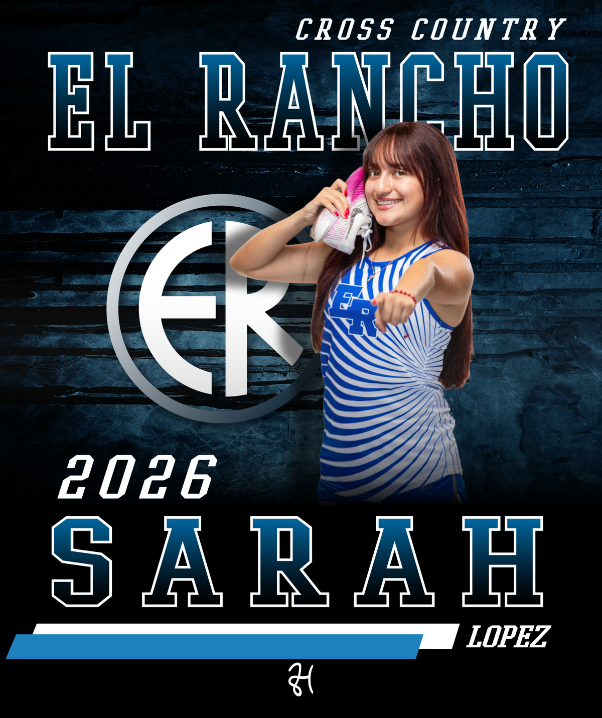 ER Cross Country Personalized Blanket