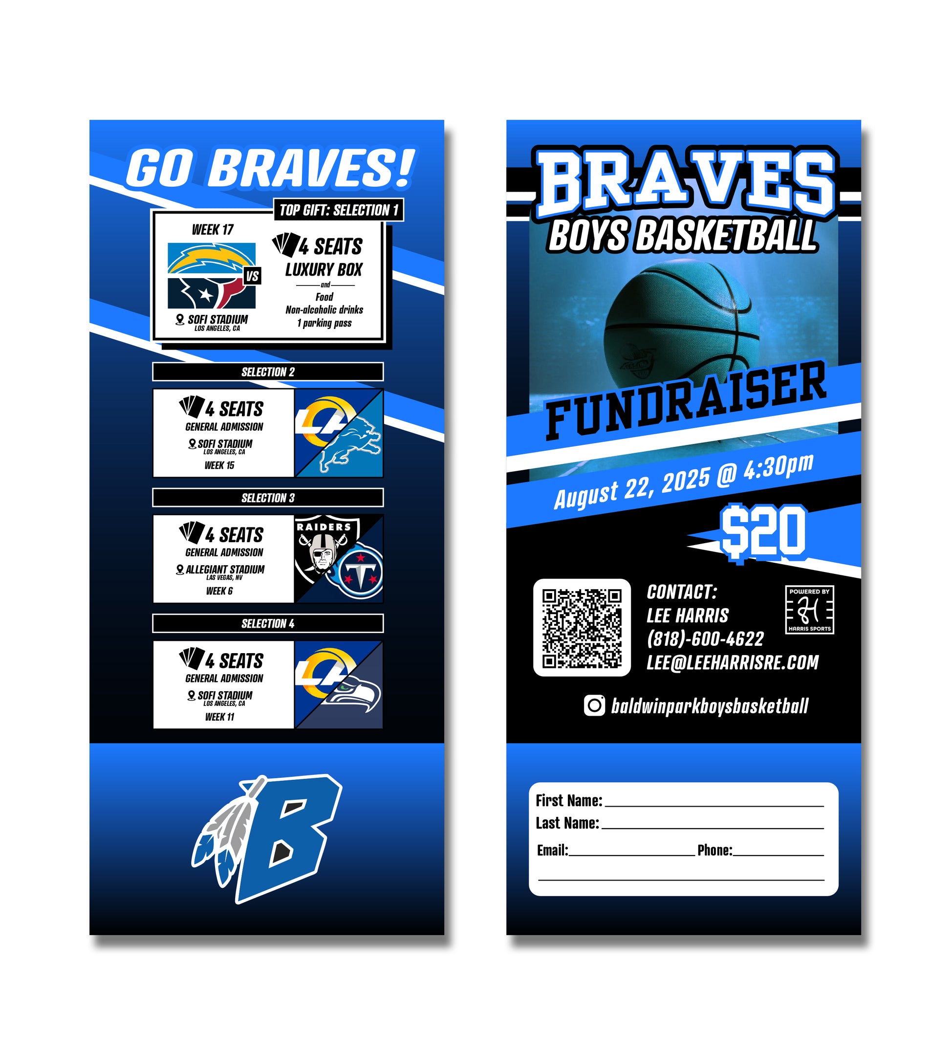Braves Basketball (Boys) Donation